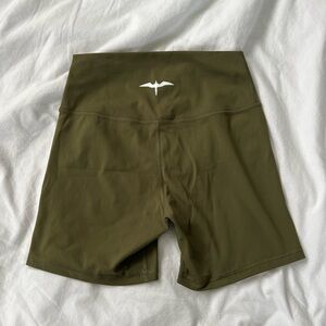 Iwa Olive Green Bike Shorts